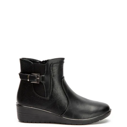 G7657B Γυναικείο Ανατομικό Μποτάκι BLONDIE Μαύρο G7657B Γυναικείο Ανατομικό Μποτάκι BLONDIE Μαύρο