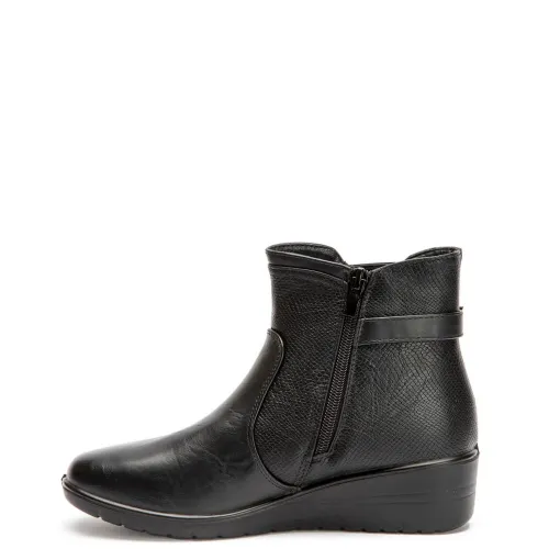 G7657B Γυναικείο Ανατομικό Μποτάκι BLONDIE Μαύρο G7657B Γυναικείο Ανατομικό Μποτάκι BLONDIE Μαύρο