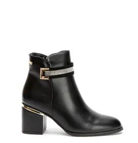 G7659B Γυναικείο Μποτάκι BLONDIE Μαύρο