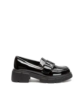 G7667B Γυναικείο Loafers SIRENA Μαύρο