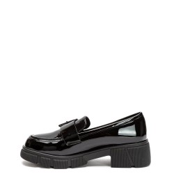 G7667B Γυναικείο Loafers SIRENA Μαύρο