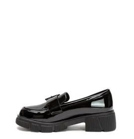 G7667B Γυναικείο Loafers SIRENA Μαύρο