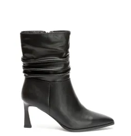 G7677B Γυναικείο Μποτάκι BETSY Μαύρο