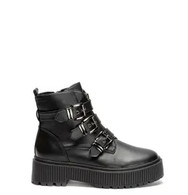 G7680B Γυναικείο Μποτάκι CLAUDIA GHIZZANI Μαύρο