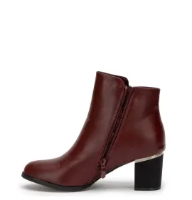 G7705BO Γυναικείο Μποτάκι BLONDIE Μπορντό