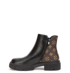 G7707B Γυναικείο Μποτάκι BLONDIE Μαύρο