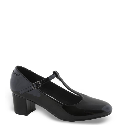 G7793BP Γυναικεία Γόβα Μπαρέτα ZAK SHOES Λουστρίν Μαύρο