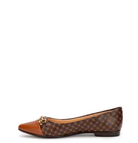 G7809C Γυναικεία Μπαλαρίνα LIGHTGEL Κάμελ