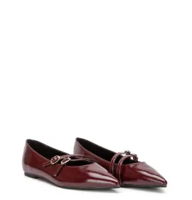 G7811BO Γυναικεία Μπαλαρίνα ADAM'S SHOES Μπορντό