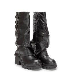 G7812B Γυναικεία Μπότα ZAK SHOES Μαύρο