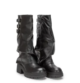 G7812B Γυναικεία Μπότα ZAK SHOES Μαύρο