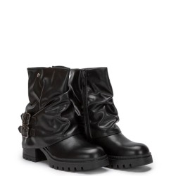 G7813B Γυναικείο Μποτάκι ZAK SHOES Μαύρο