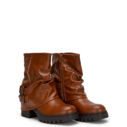 G7813C Γυναικείο Μποτάκι ZAK SHOES Κάμελ
