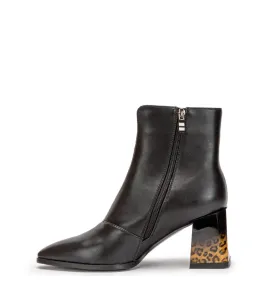 G7814B Γυναικείο Μποτάκι ADAM'S SHOES Μαύρο