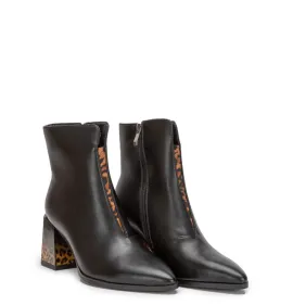 G7814B Γυναικείο Μποτάκι ADAM'S SHOES Μαύρο