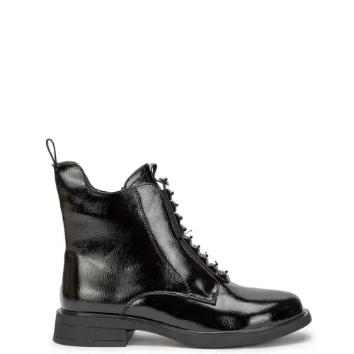 G7815B Γυναικείο Μποτάκι ADAM'S SHOES Μαύρο