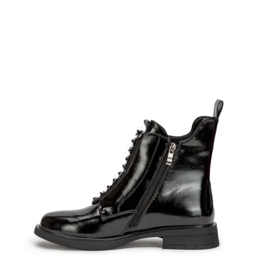 G7815B Γυναικείο Μποτάκι ADAM'S SHOES Μαύρο