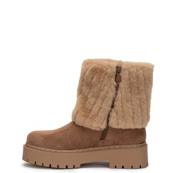 G7826BE Γυναικείο Μποτάκι ZAK SHOES Μπεζ