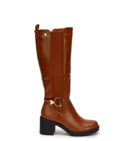 G7828C Γυναικεία Μπότα ZAK SHOES Κάμελ