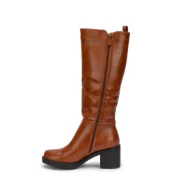 G7828C Γυναικεία Μπότα ZAK SHOES Κάμελ