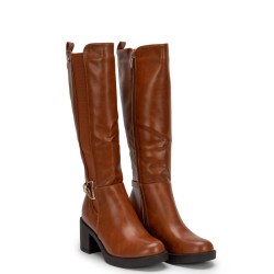 G7828C Γυναικεία Μπότα ZAK SHOES Κάμελ