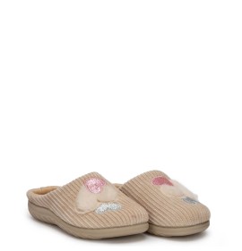 G7834BE Γυναικεία Παντόφλα INBLU Μπεζ