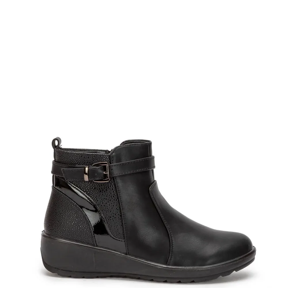 G7836B Γυναικείο Μποτάκι ZAK SHOES Μαύρο G7836B Γυναικείο Μποτάκι ZAK SHOES Μαύρο