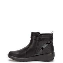 G7836B Γυναικείο Μποτάκι ZAK SHOES Μαύρο