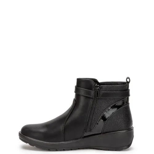 G7836B Γυναικείο Μποτάκι ZAK SHOES Μαύρο G7836B Γυναικείο Μποτάκι ZAK SHOES Μαύρο