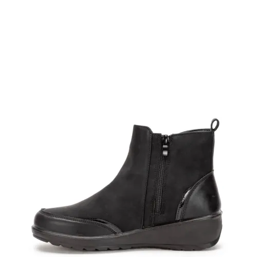 G7837B Γυναικείο Μποτάκι ZAK SHOES Μαύρο G7837B Γυναικείο Μποτάκι ZAK SHOES Μαύρο