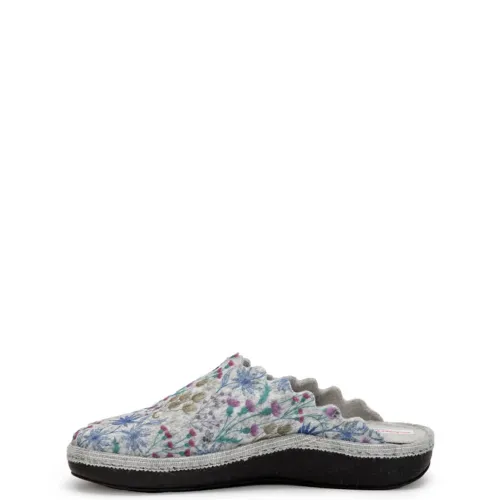 G7840GR Γυναικεία Παντόφλα ADAM'S SHOES Γκρι