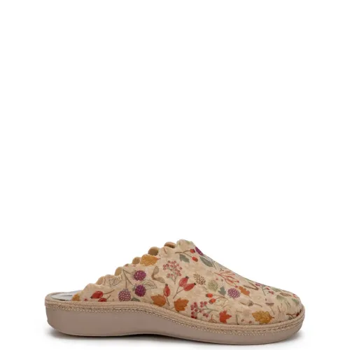 G7841BE Γυναικεία Παντόφλα ADAM'S SHOES Μπεζ