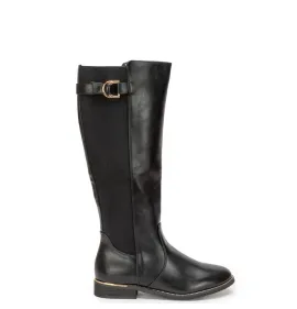 G7845B Γυναικεία Μπότα ADAM'S SHOES Μαύρο