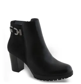 G7895B Γυναικείο Μποτάκι ZAK SHOES Μαύρο