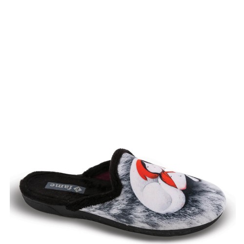 G7896B Γυναικεία Παντόφλα FAME Μαύρο