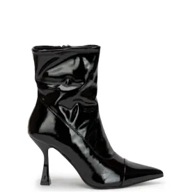 G7898B Γυναικείο Μποτάκι ADAM'S SHOES Μαύρο