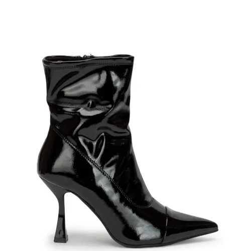 G7898B Γυναικείο Μποτάκι ADAM'S SHOES Μαύρο