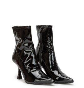 G7898B Γυναικείο Μποτάκι ADAM'S SHOES Μαύρο