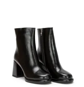 G7899B Γυναικείο Μποτάκι ADAM'S SHOES Μαύρο