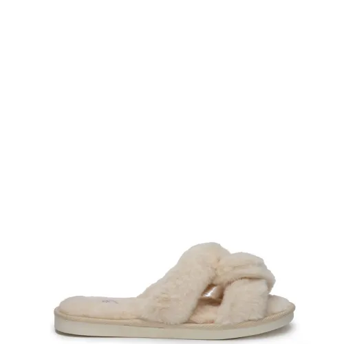 G7900BE Γυναικεία Παντόφλα ADAM'S SHOES Μπεζ