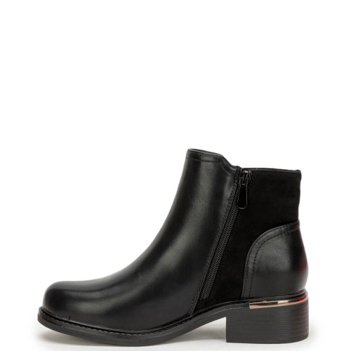 G7952B Γυναικείο Μποτάκι ZAK SHOES Μαύρο