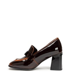 G7959BR Γυναικείο Loafers ADAM'S SHOES Καφέ
