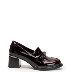 G7960BO Γυναικείο Loafers ADAM'S SHOES Μπορντό