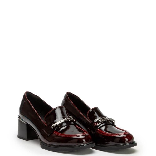 G7960BO Γυναικείο Loafers ADAM'S SHOES Μπορντό