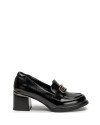 G7961B Γυναικείο Loafers ADAM'S SHOES Μαύρο
