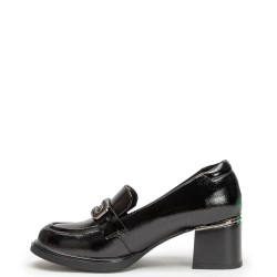 G7961B Γυναικείο Loafers ADAM'S SHOES Μαύρο