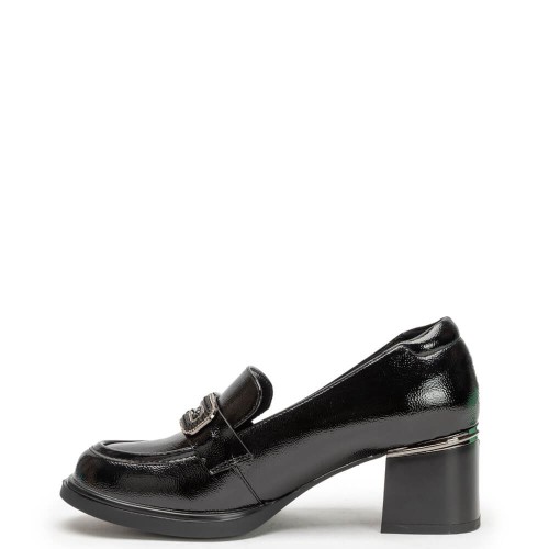 G7961B Γυναικείο Loafers ADAM'S SHOES Μαύρο