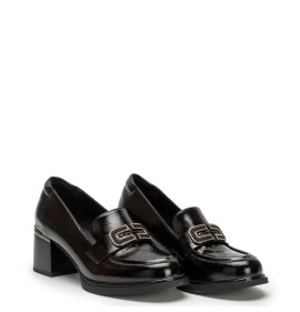 G7961B Γυναικείο Loafers ADAM'S SHOES Μαύρο
