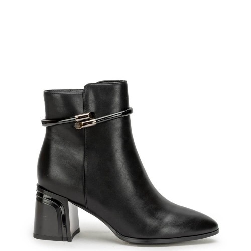 G7962B Γυναικείο Μποτάκι ADAM'S SHOES Μαύρο