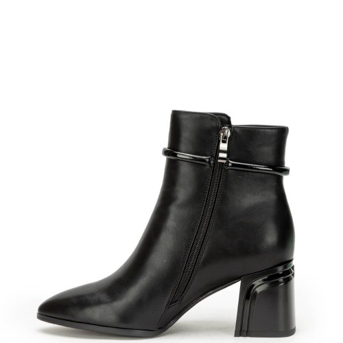 G7962B Γυναικείο Μποτάκι ADAM'S SHOES Μαύρο